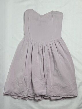 strapless denim dress forever 21 Zip-Up Denim Tube Mini Dress DARK Denim / XS